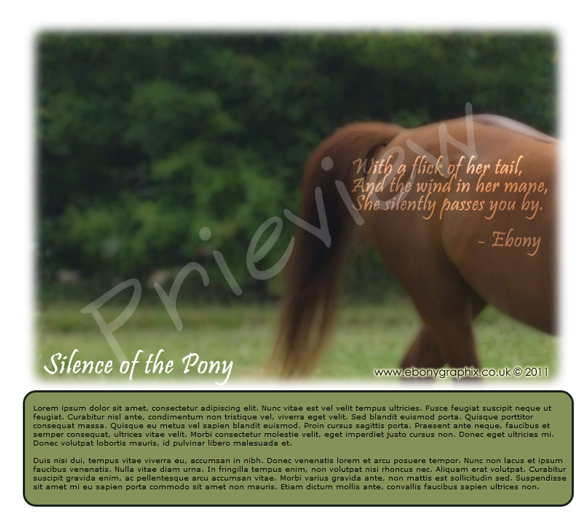 Silence of the Pony